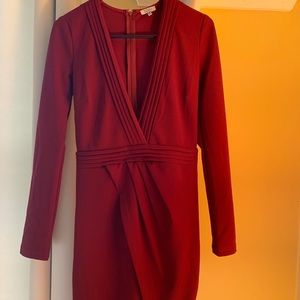 Red Tobi Party Dress